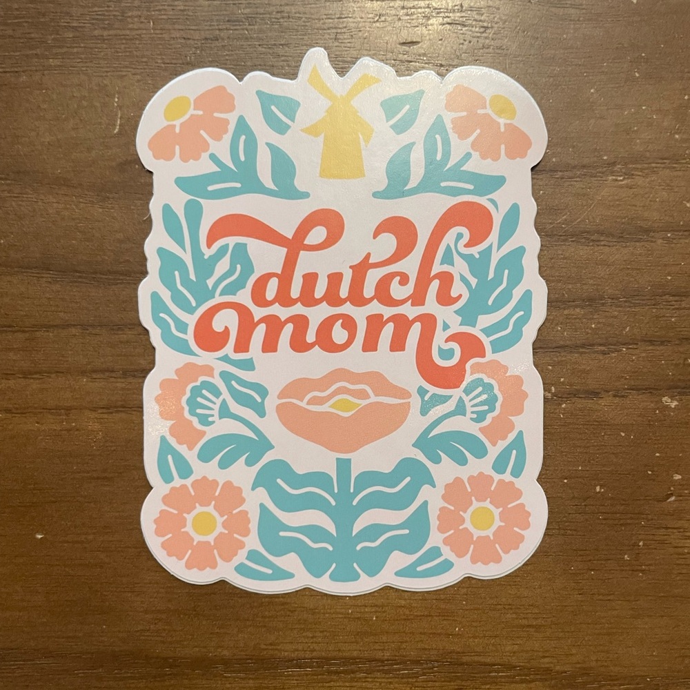 Dutch Bros Dutch Mom Sticker